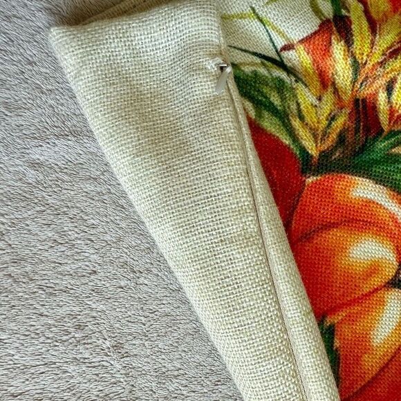 Akasia Design Fall Square Throw Pillow Cover “Fall Sweet Fall” graphic 18”x18” - Picture 4 of 4